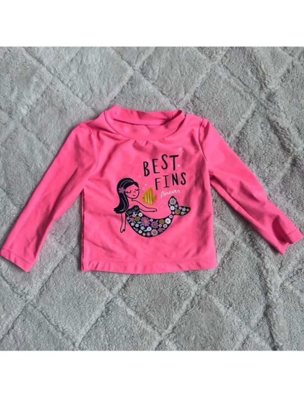 Carter's | Mermaid 2-Piece Rashguard Set Swim Suit | Size 12 Months